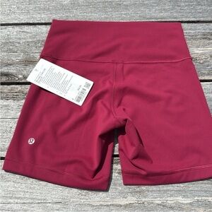 Lululemon | Wunder Train High-Rise Short 6” | Magenta Smoke